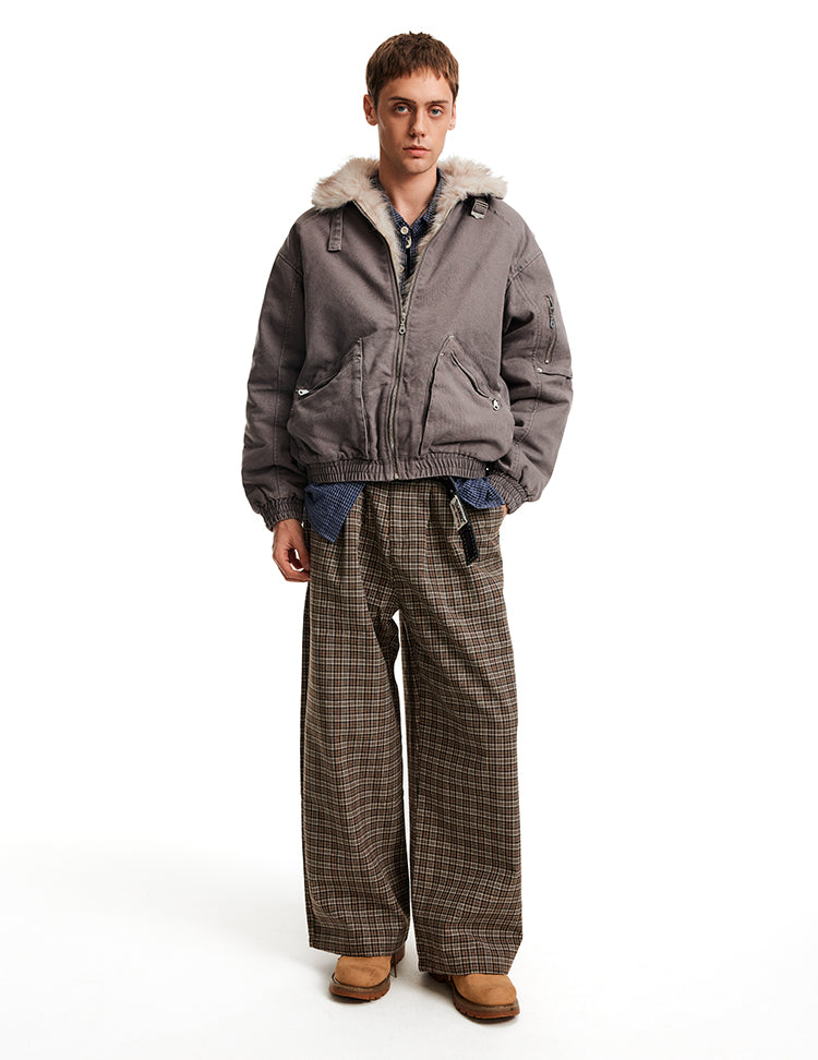 MADWITCH DENIM PILE PARKA #BM350