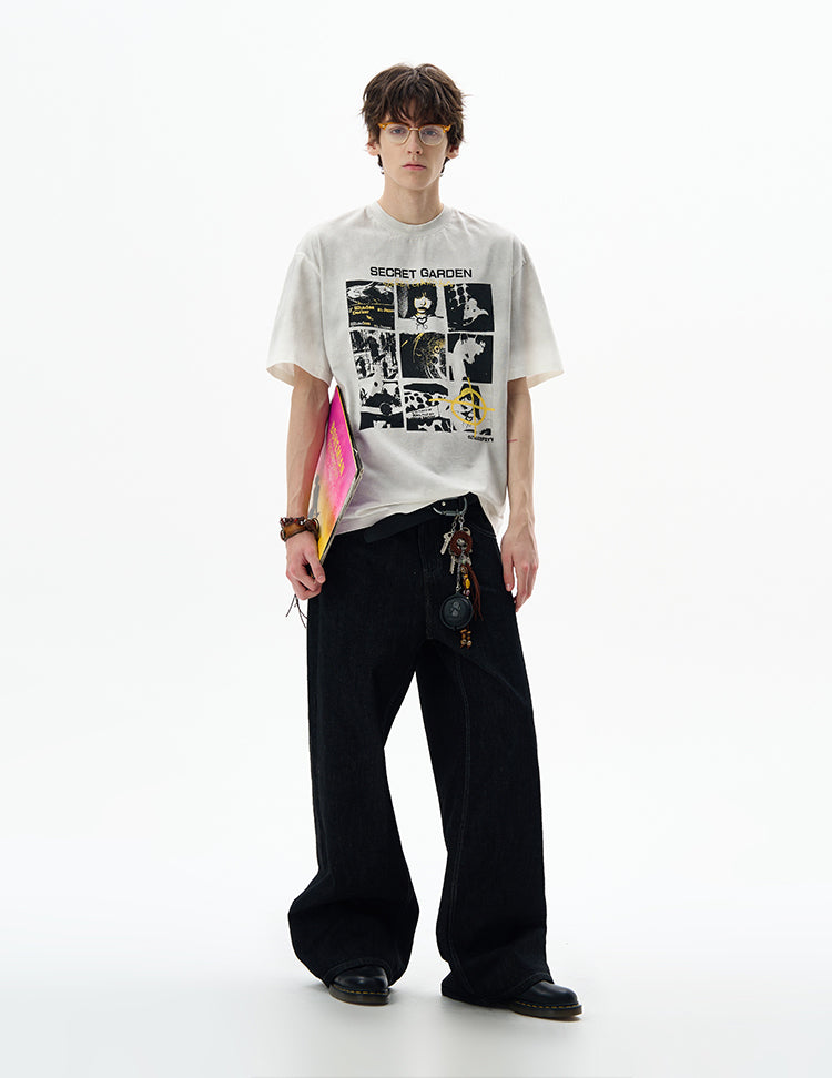 MADWITCH URBAN PRINTED TSHIRT #22640C25