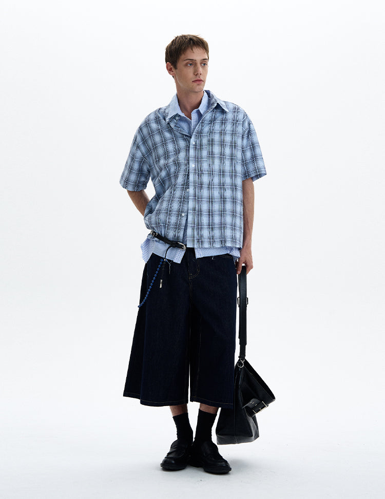 MADWITCH VINTAGE CHECK SHIRT #CR226