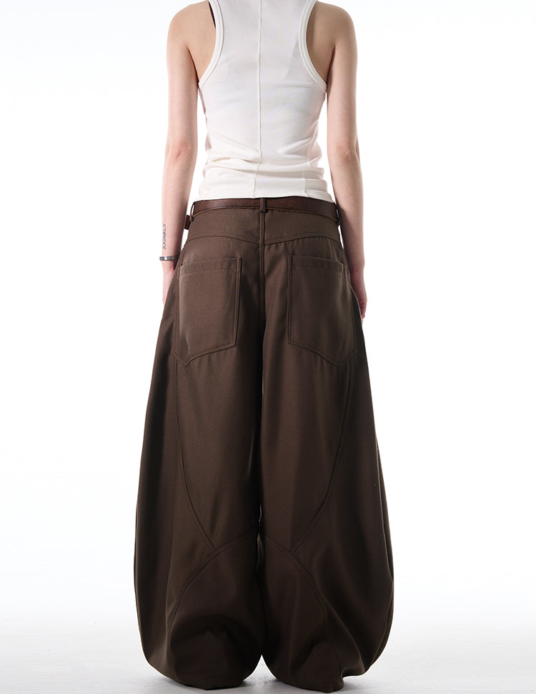 MADWITCH LOOSE FIT WIDE-LEG DENIM PANTS #C828