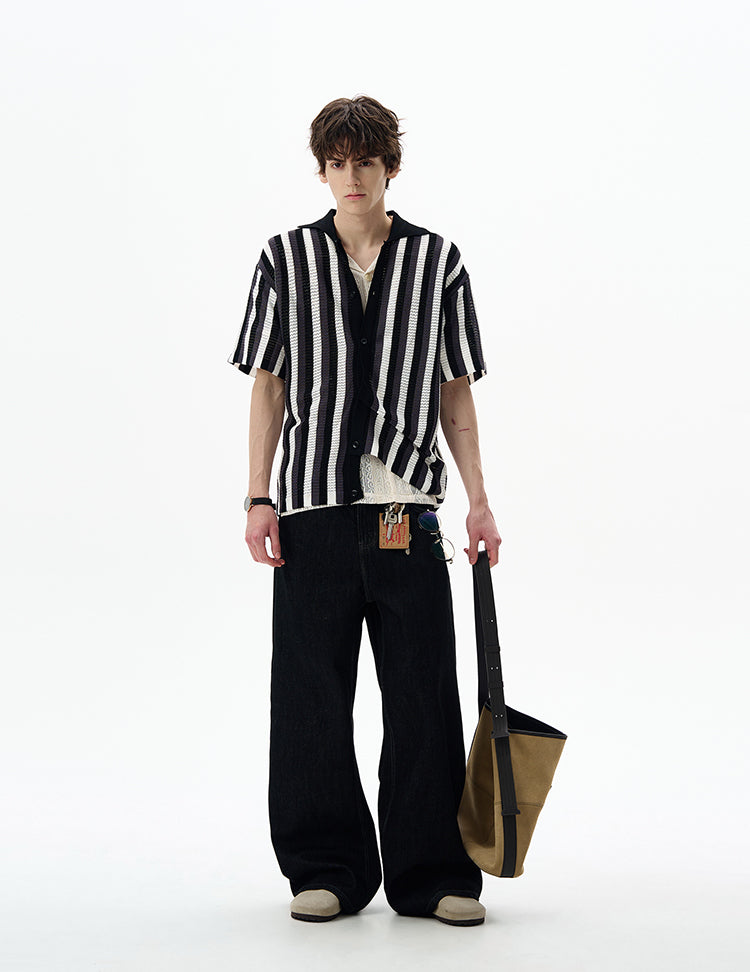 MADWITCH CROCHET KNIT TSHIRT #MFY222