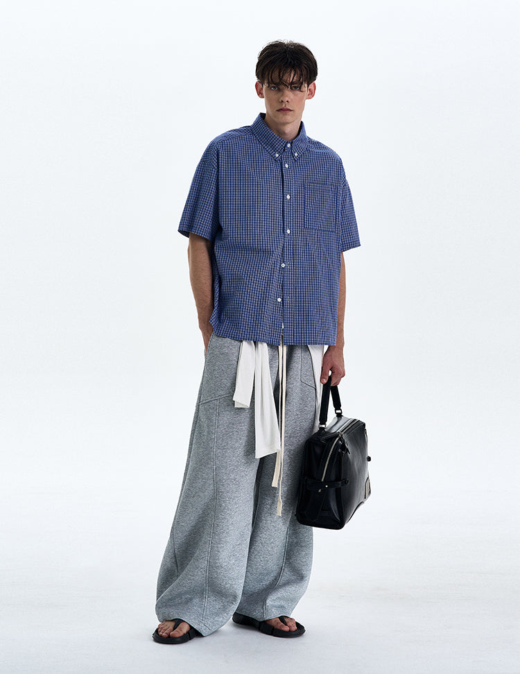 MADWITCH PREPPY PLAID SHIRT #CR216