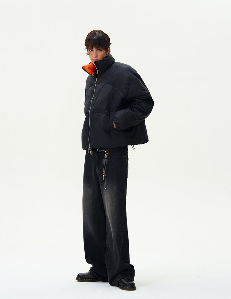 MADWITCH STAND COLLAR WARM PADDED JACKET #MY8895