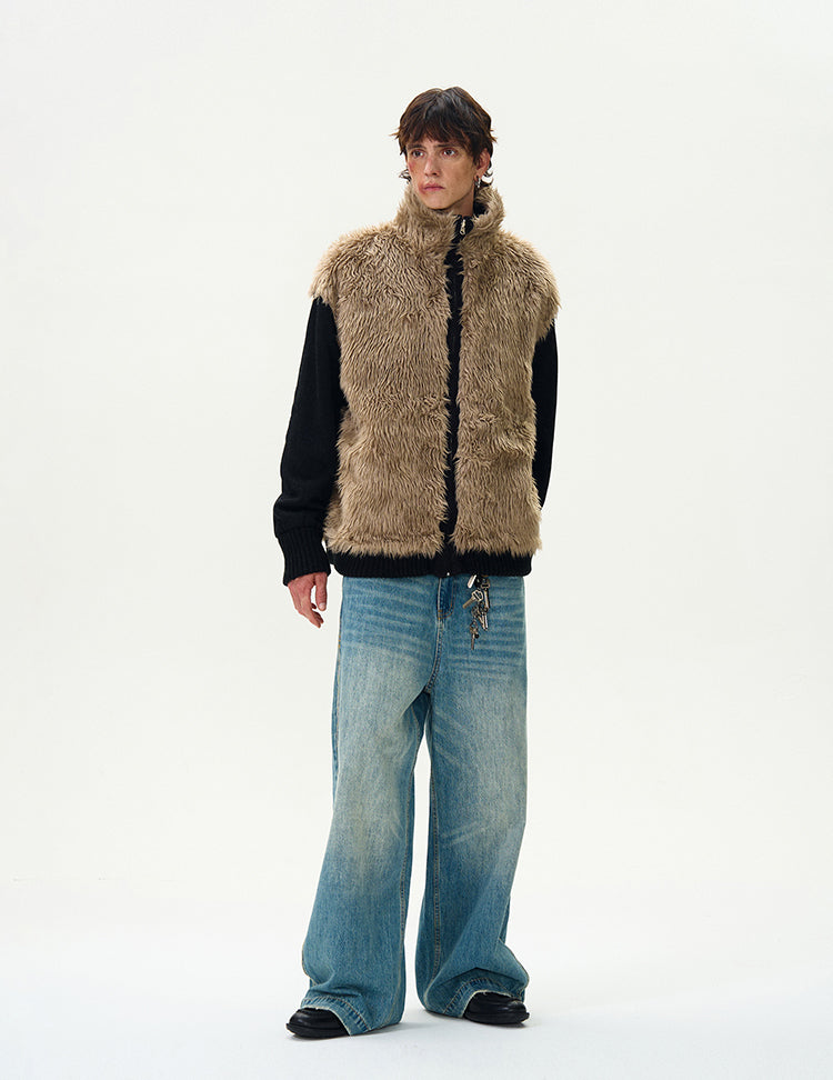 MADWITCH HEAVYWEIGHT KNIT COTTON JACKET #C178