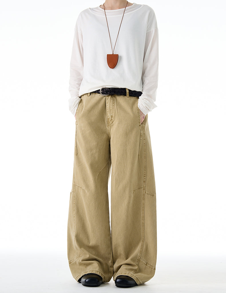 MADWITCH DISTRESSED WIDE LEG PANTS #CK3539