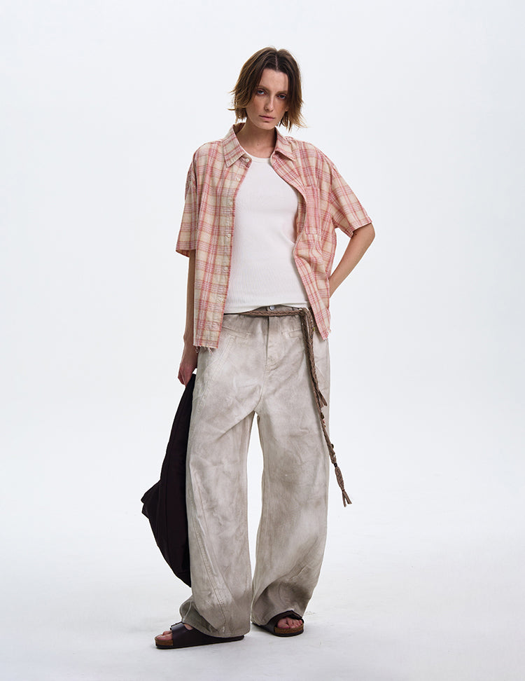 MADWITCH VINTAGE SHORT-SLEEVE SHIRT #C007