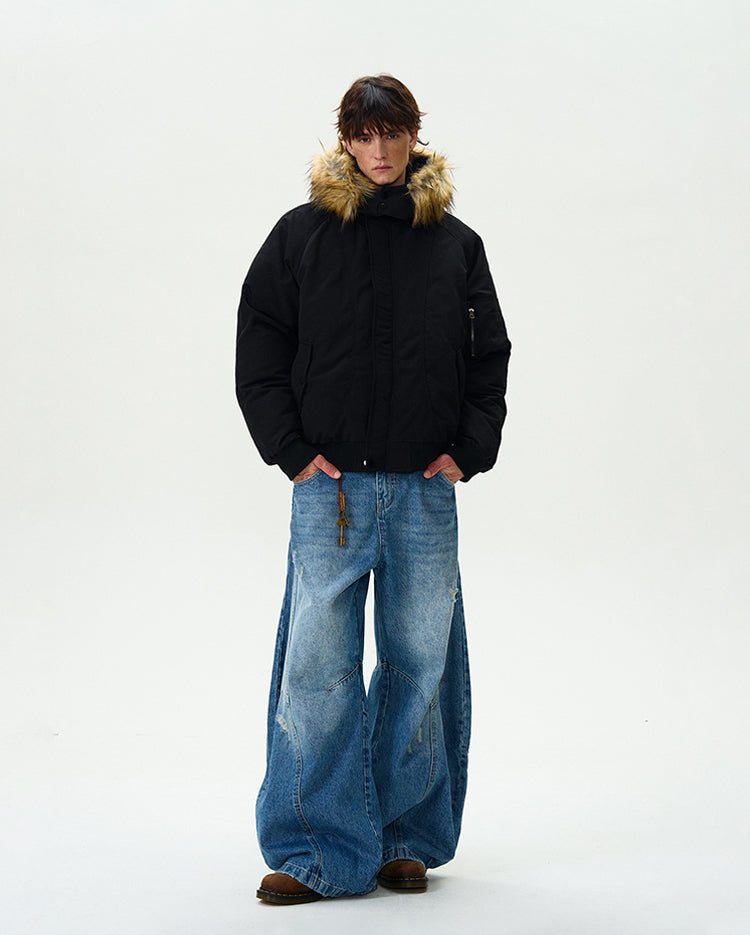 MADWITCH WINTER HOODED COAT #R9076