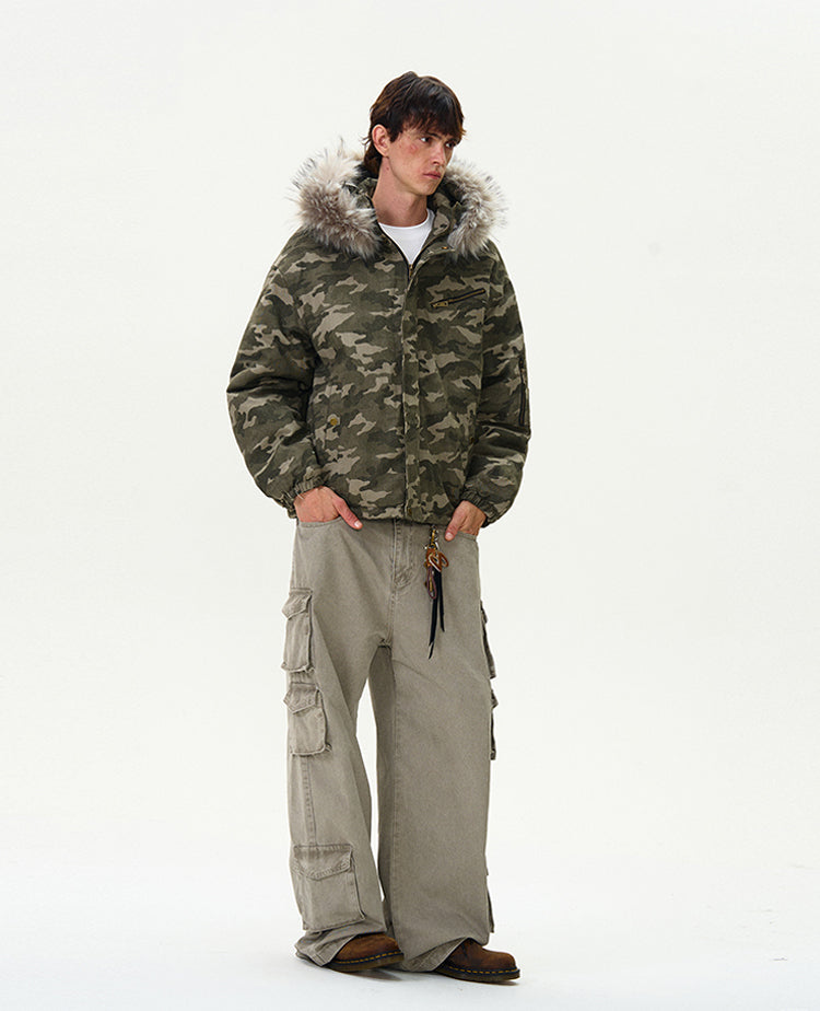 MADWITCH CAMO WORKWEAR COTTON JACKET #MY116
