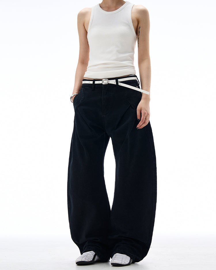 MADWITCH CLEANFIT PLEATED CARGO PANTS #AB1027
