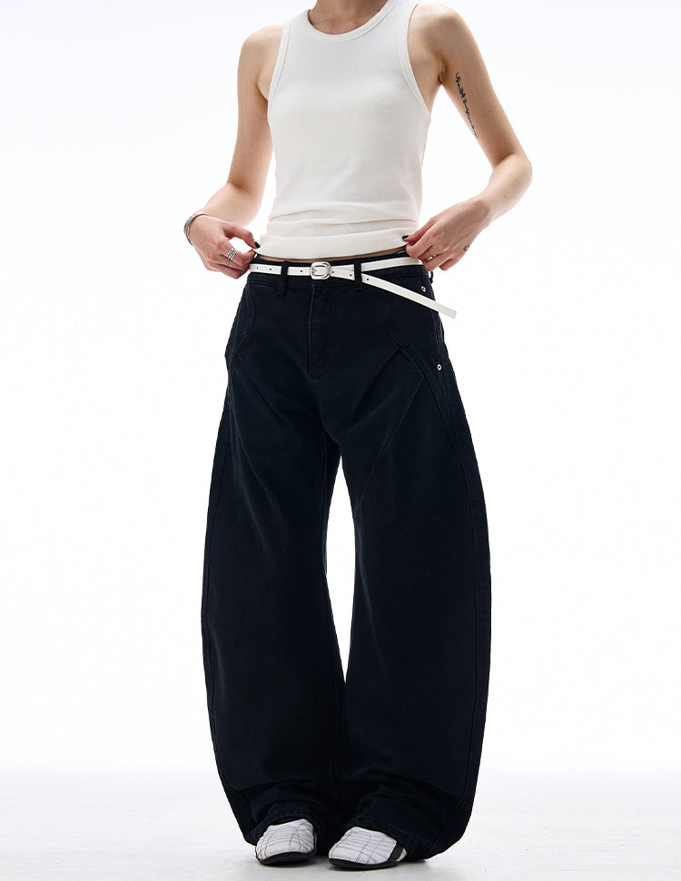 MADWITCH CLEANFIT PLEATED CARGO PANTS #AB1027