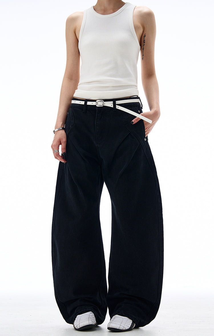 MADWITCH CLEANFIT PLEATED CARGO PANTS #AB1027