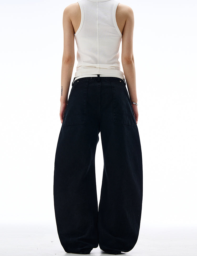MADWITCH CLEANFIT PLEATED CARGO PANTS #AB1027