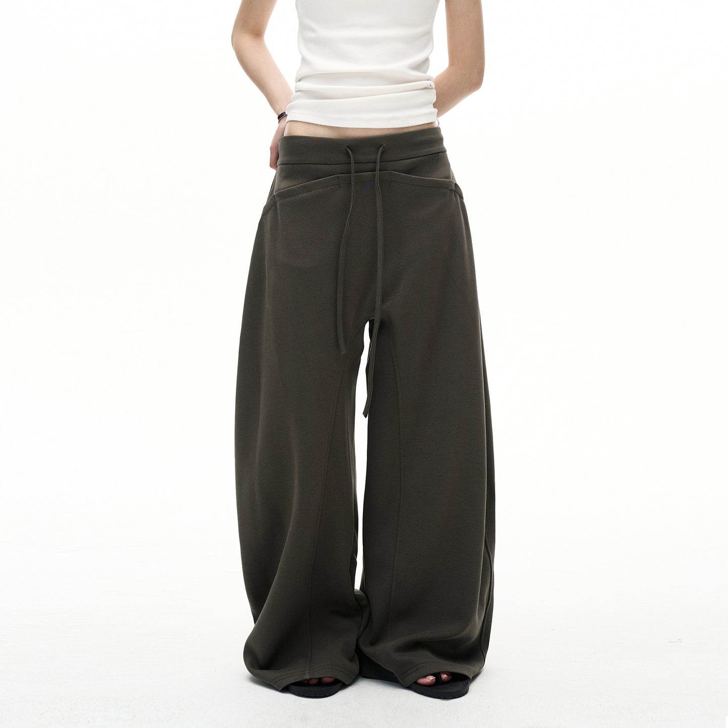 MADWITCH VINTAGE CURVED PATCH SWEATPANTS #C928