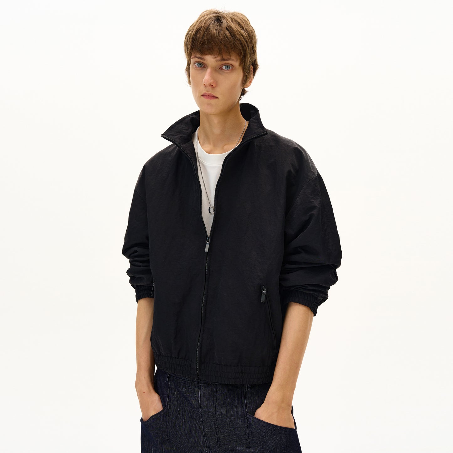 MADWITCH UNISEX ELEVATED STAND COLLAR JACKET #0254