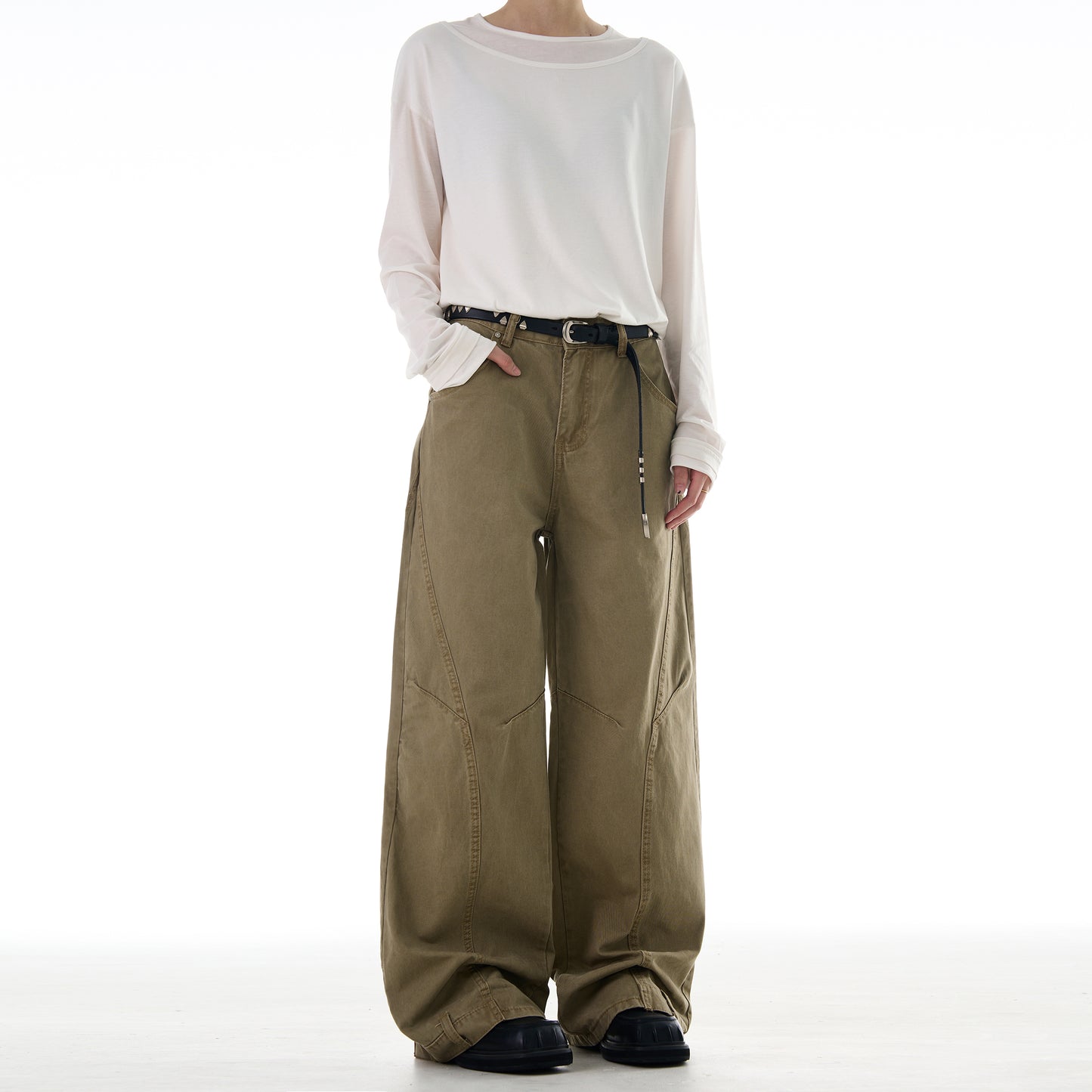 MADWITCH INVERTED DESIGN CARGO PANTS #AB1024