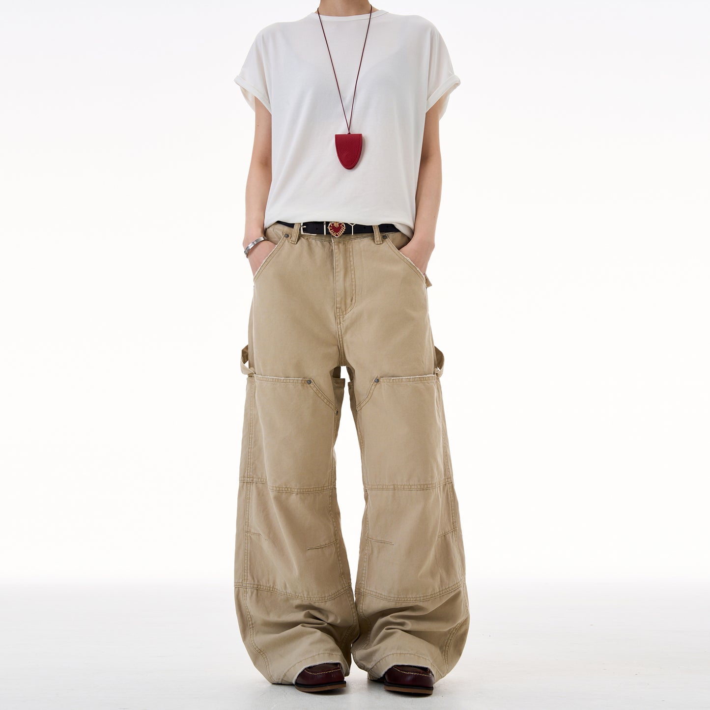MADWITCH PATCHWORK LUMBERJACK PANTS #HK3552