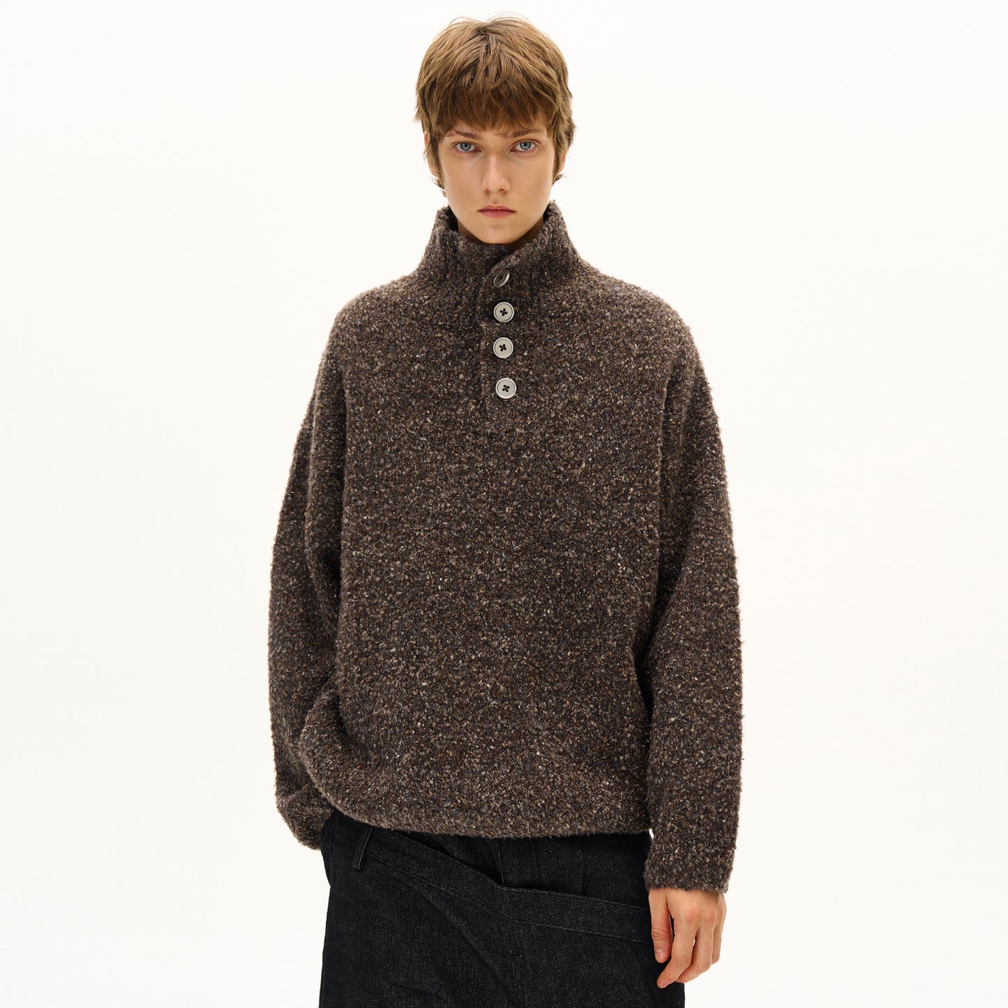 MADWITCH THERMAL KNIT SWEATER #DF8453