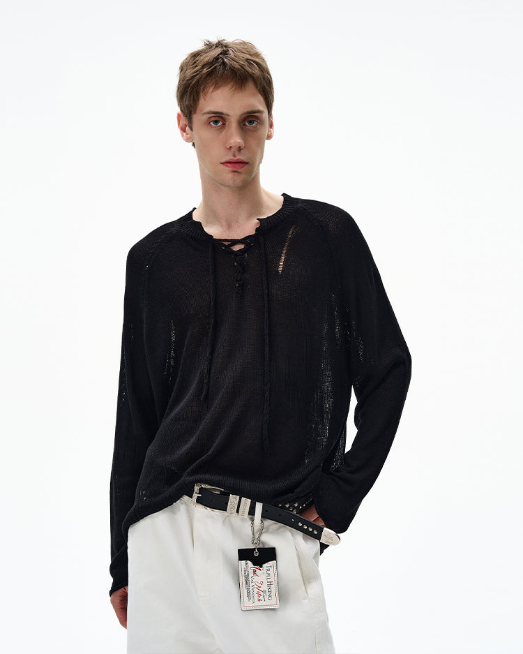 MADWITCH UNISEX EARLY FALL KNIT LONG SLEEVE #MY001-S