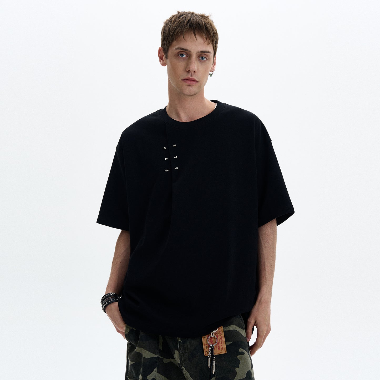 MADWITCH LOOSE FIT CASUAL T-SHIRT #880218