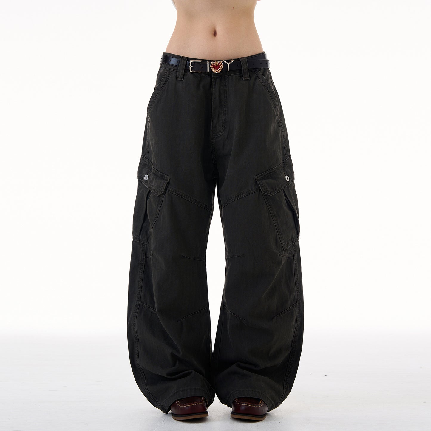 MADWITCH UTILITY RELAXED FIT PANTS #CK3557