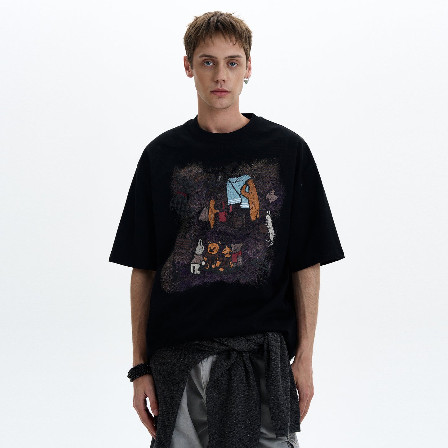 MADWIT VINTAGE PRINT TEE #321