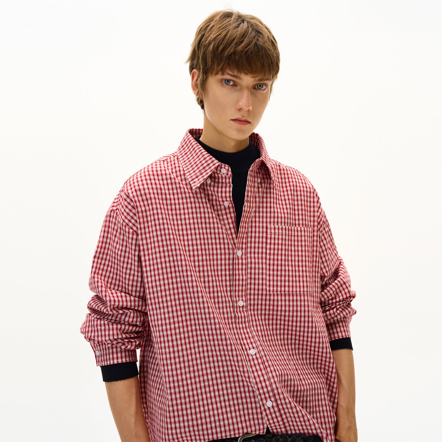 MADWITCH UNISEX VERSATILE CHECKERED SHIRT #CR6213