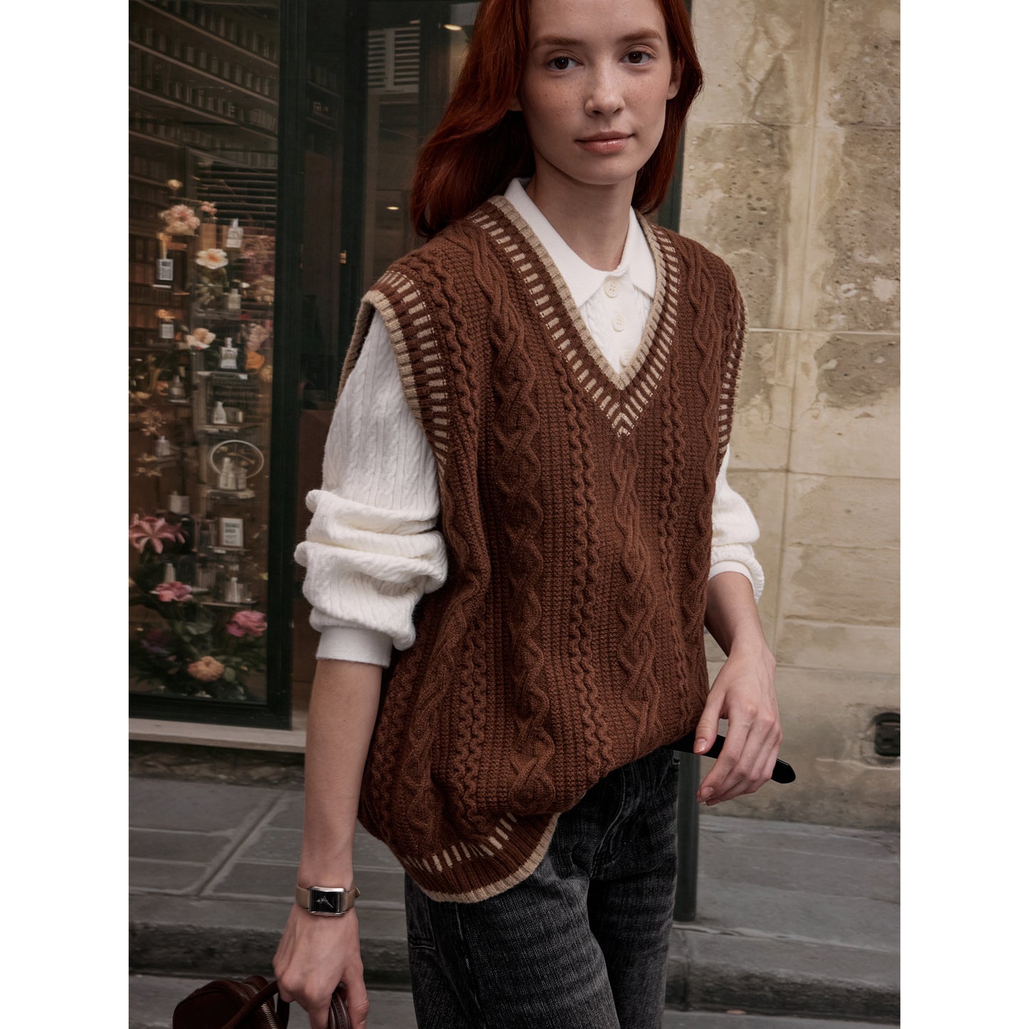 MADWITCH CABLE KNIT SWEATER #ZDY8177