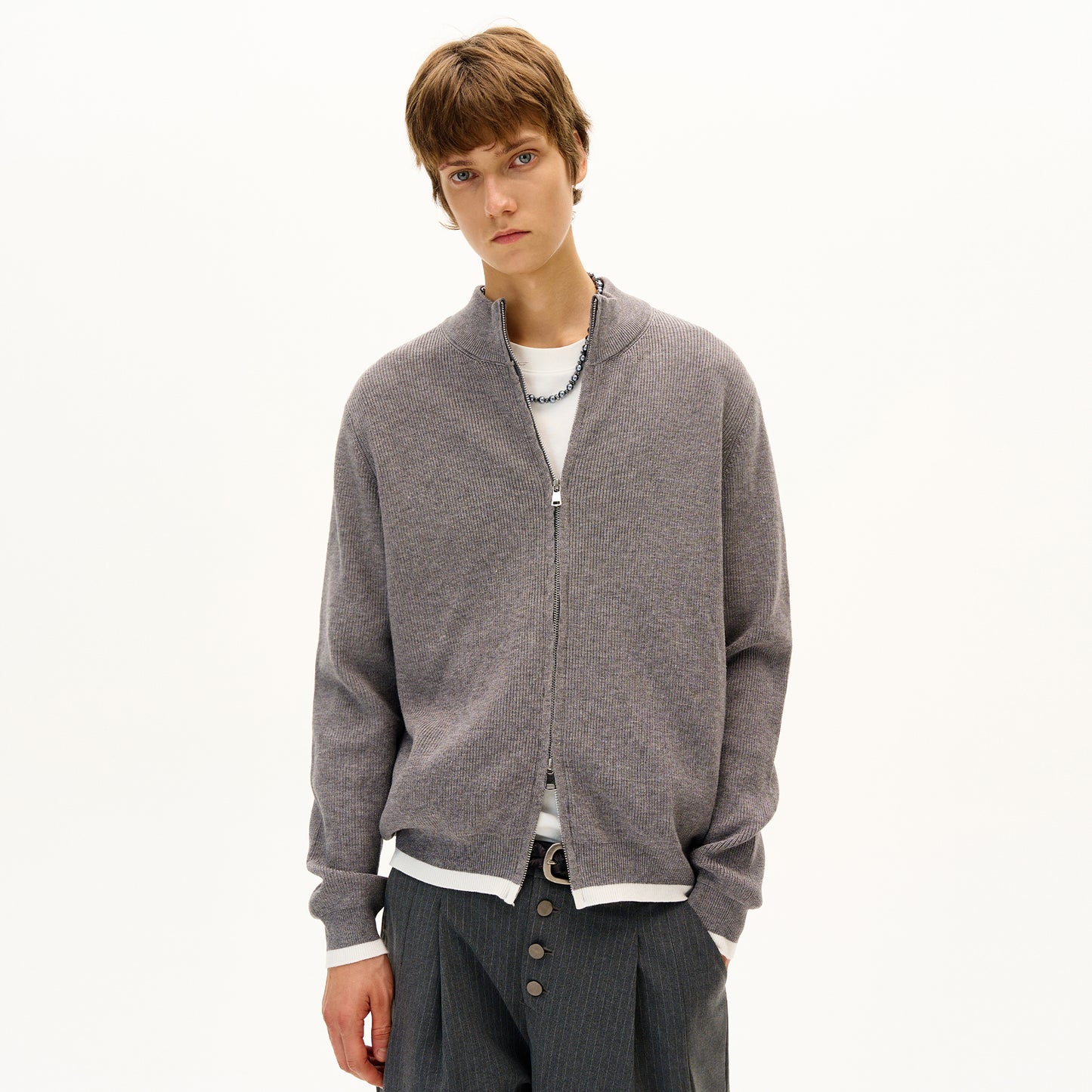 MADWITCH BUTTON-FRONT CARDIGAN COAT #MFY226