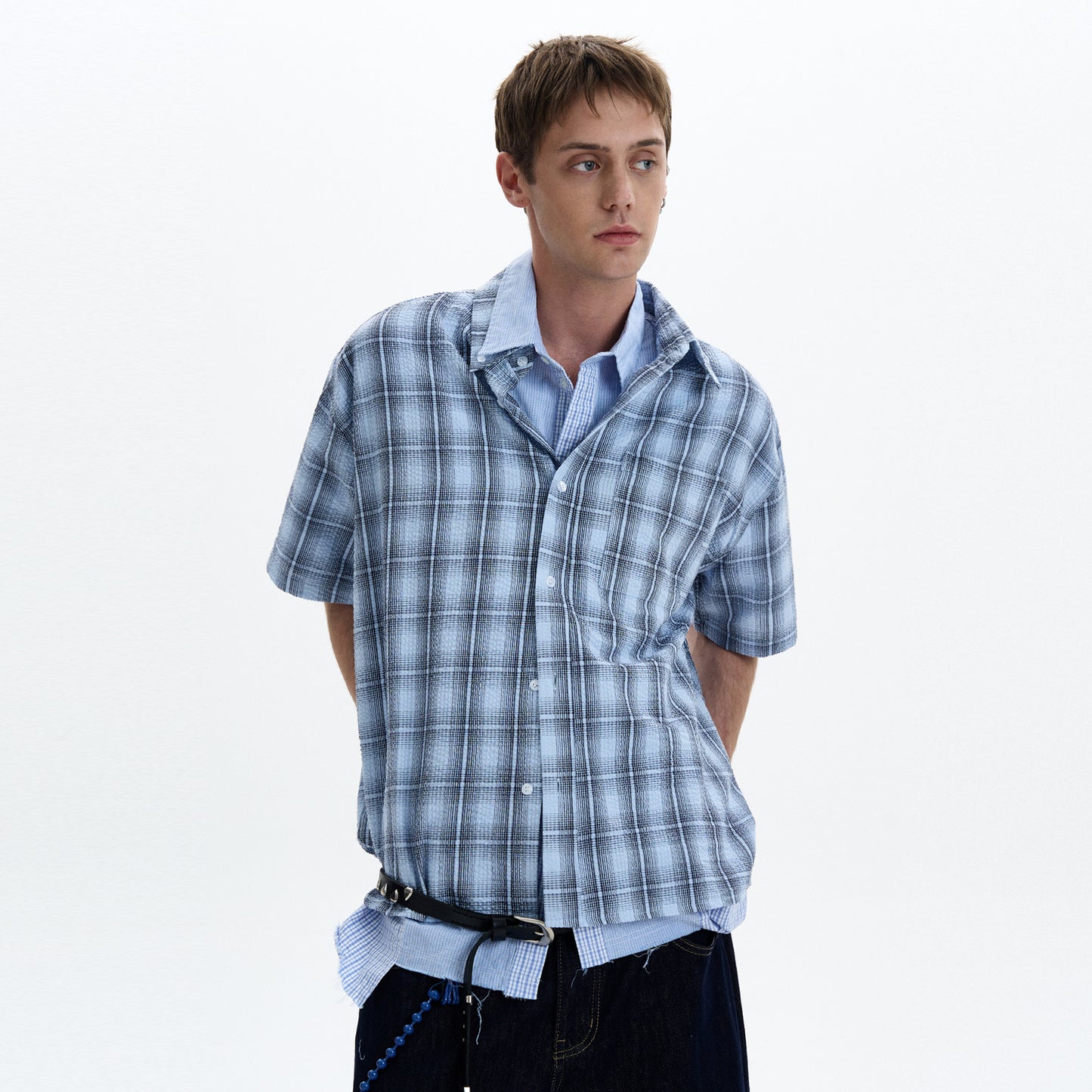 MADWITCH VINTAGE CHECK SHIRT #CR226