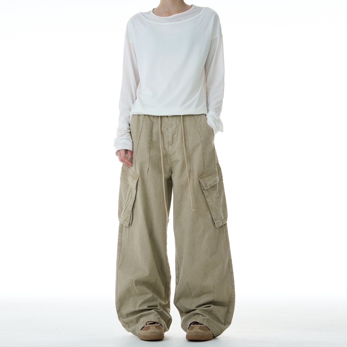 MADWITCH MULTI-POCKET CARGO PANTS #CK6616