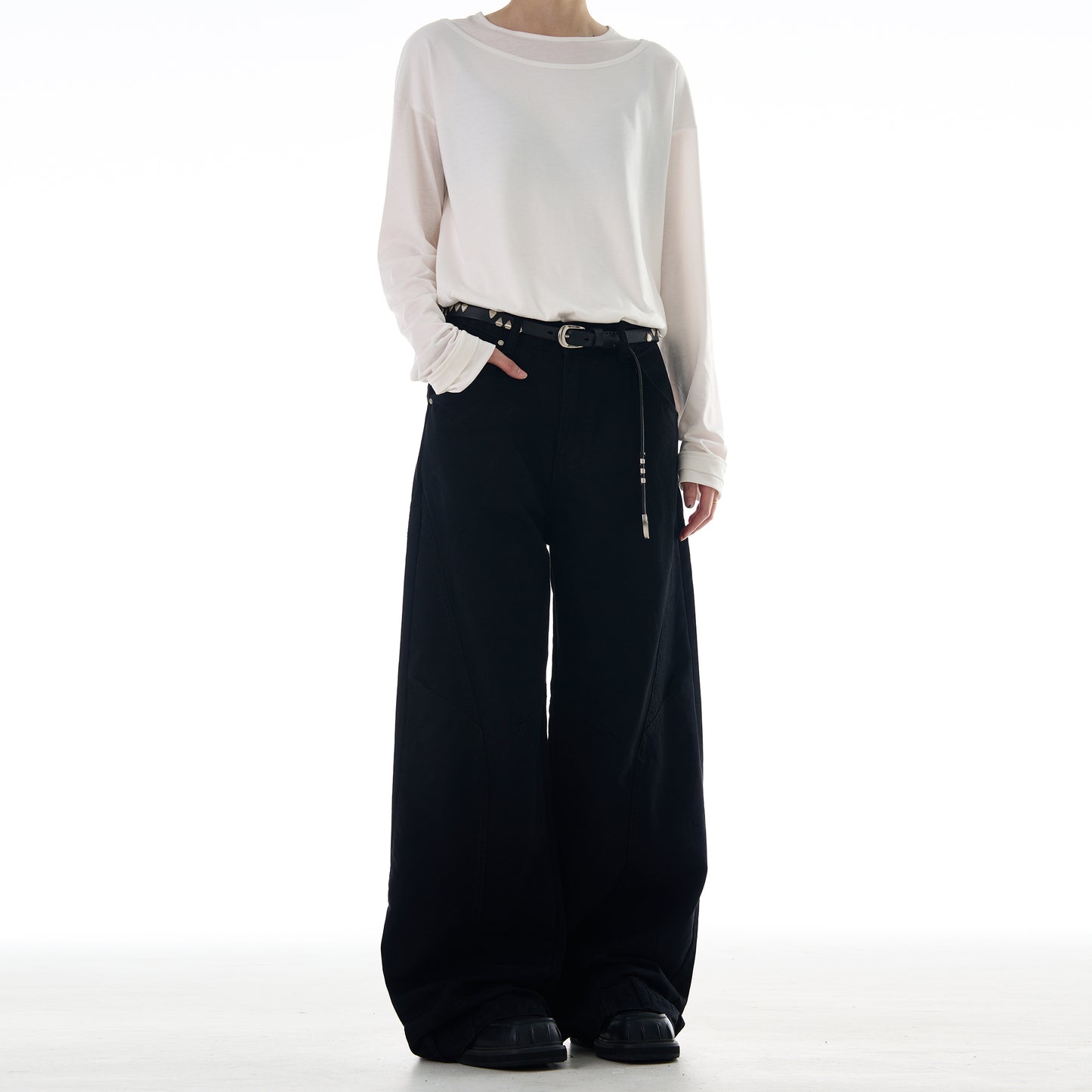 MADWITCH INVERTED DESIGN CARGO PANTS #AB1024