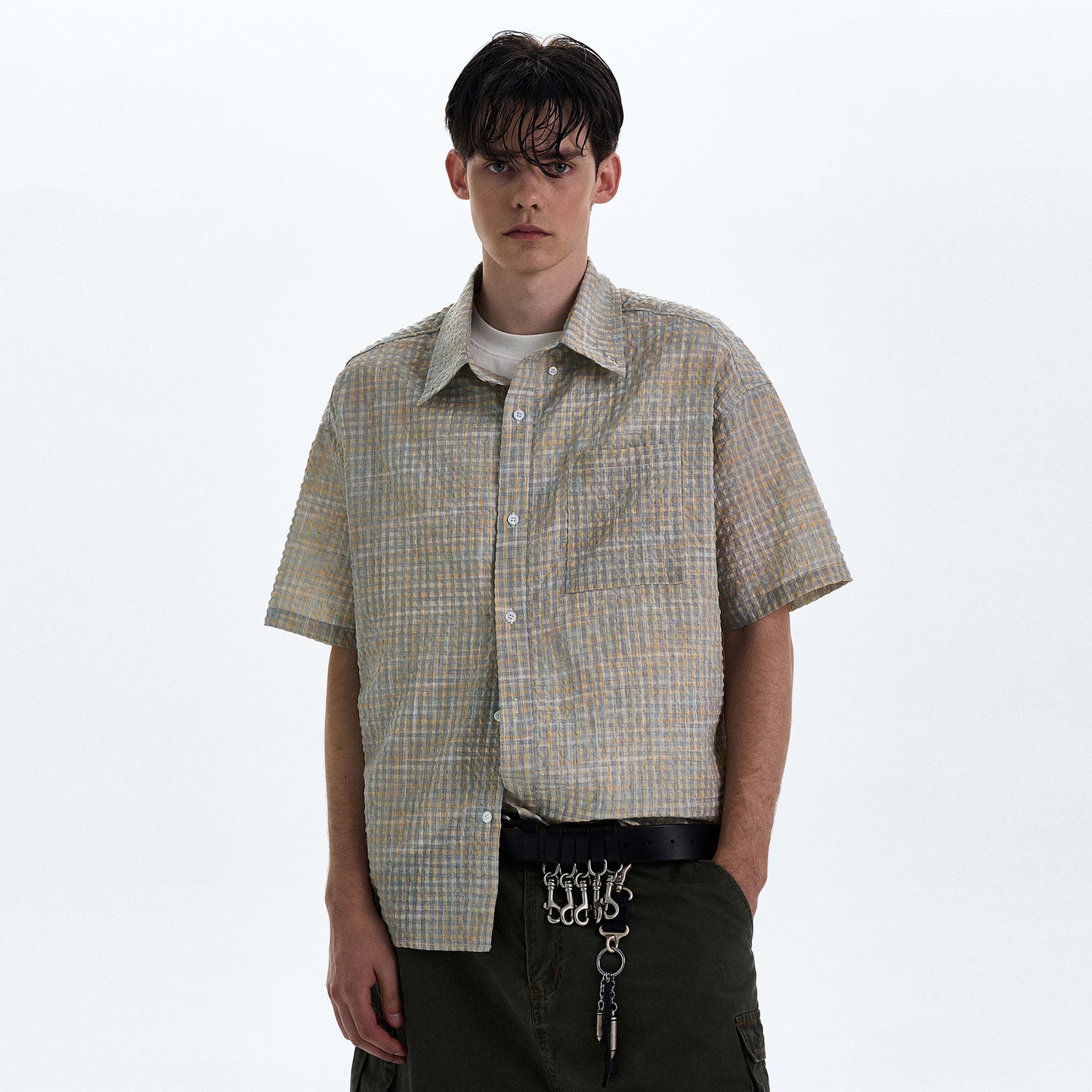 MADWITCH VINTAGE LOOSE FIT SHIRT #CR219