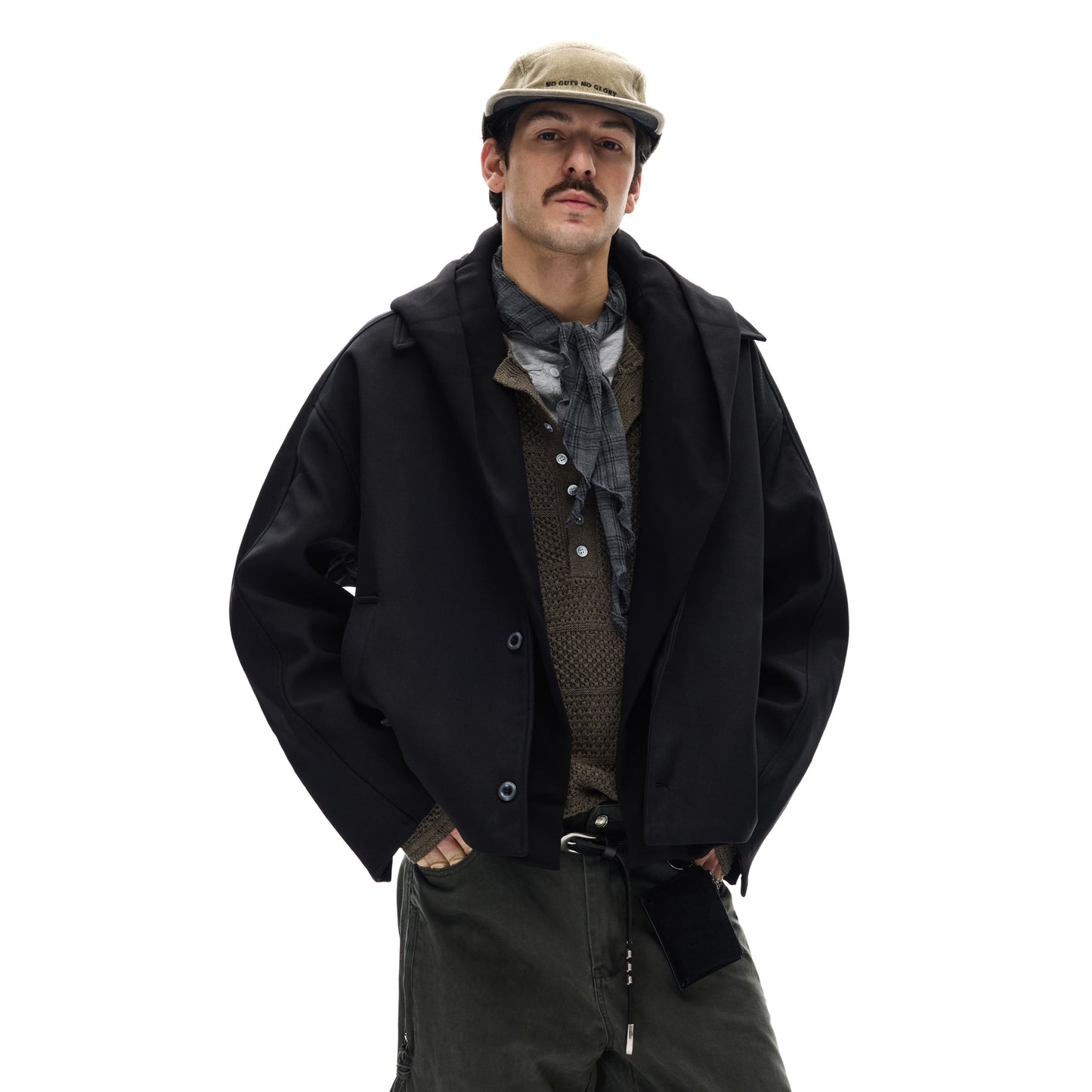 MADWITCH FAUX HOOD BLAZER #630021