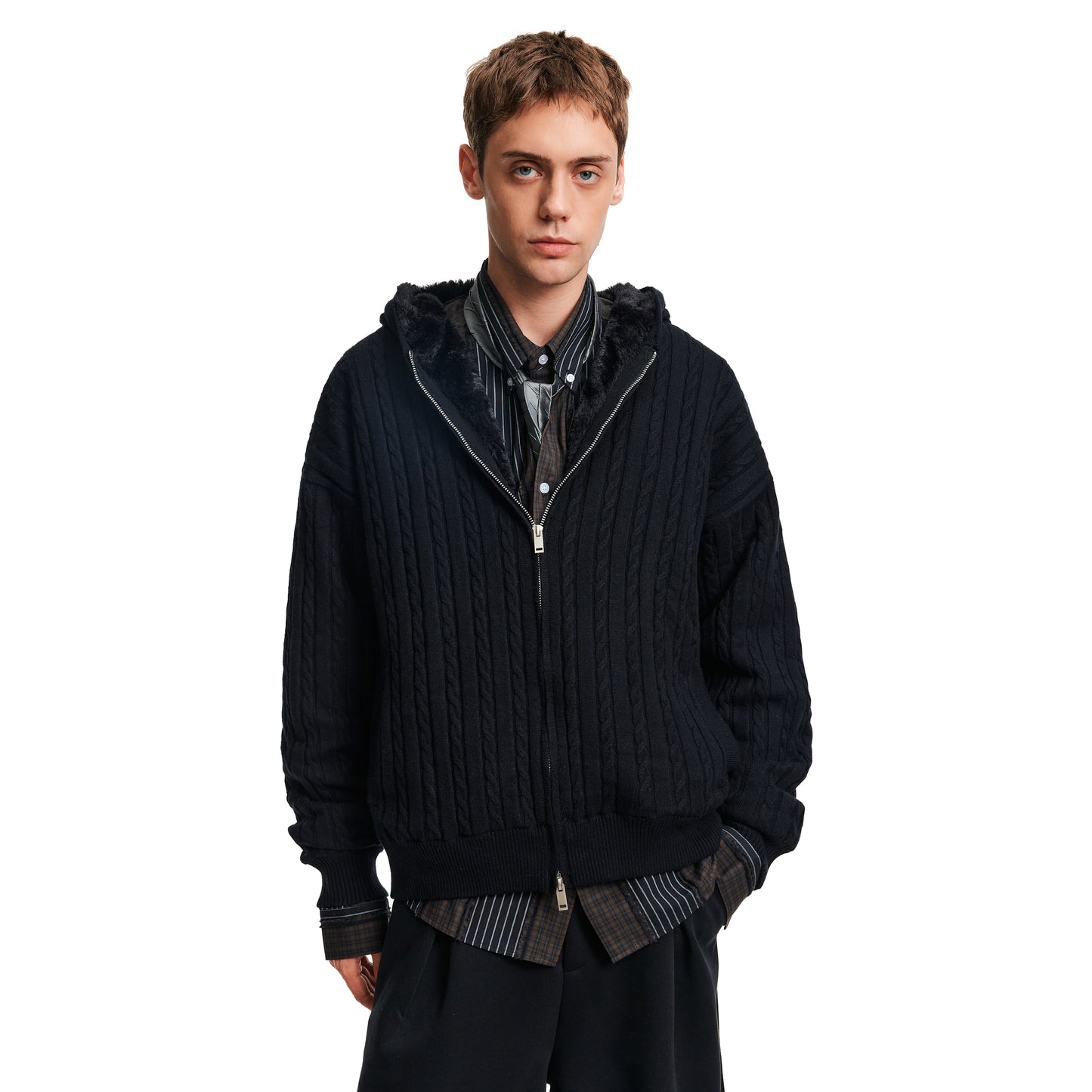 MADWITCH TWIST SHEAR COAT #MF3395