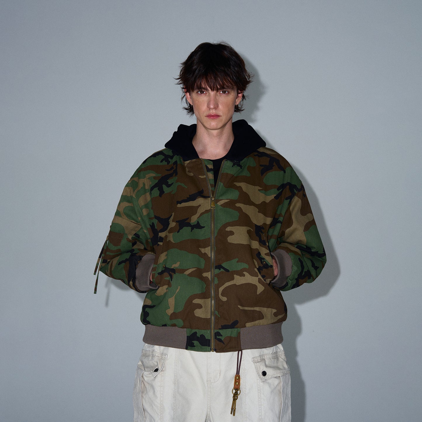 MADWITCH CAMO HOODED JACKET #L417