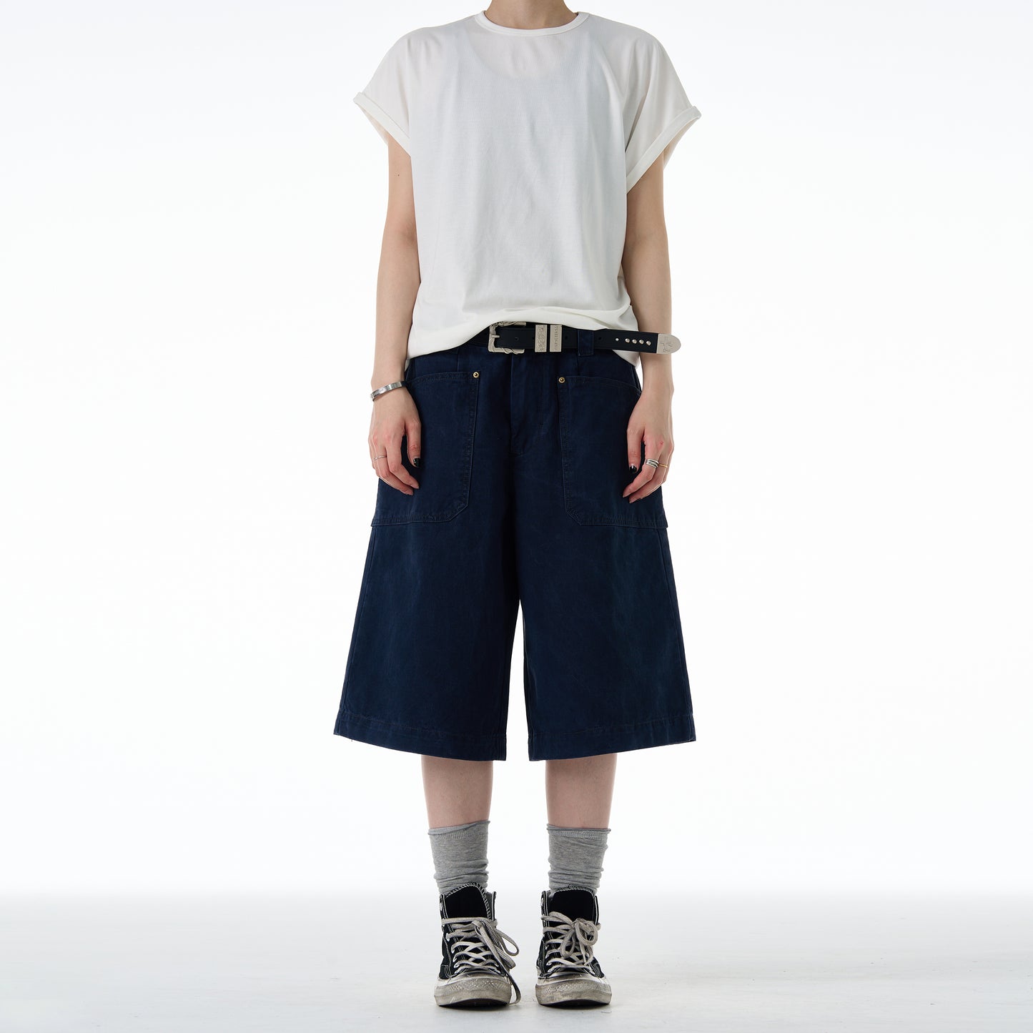 MADWITCH REVERSIBLE CASUAL SHORTS #DR3165