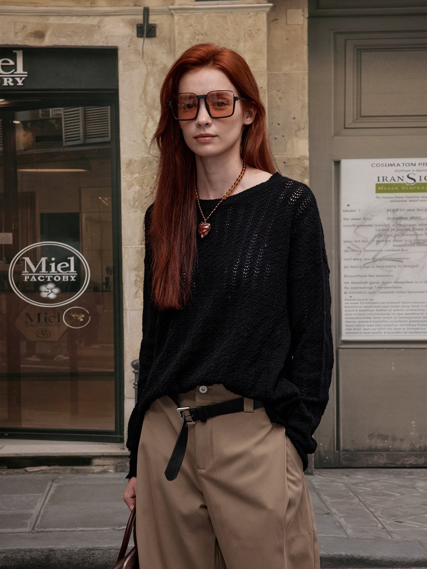 MADWITCH LACE KNIT SWEATER #JY82533