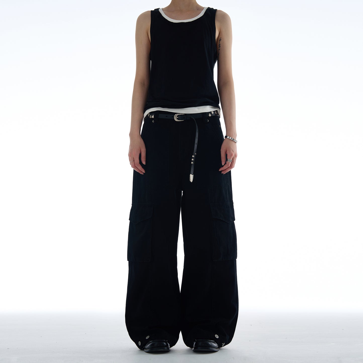 MADWITCH VINTAGE MULTI-POCKET CARGO PANTS #CK6650