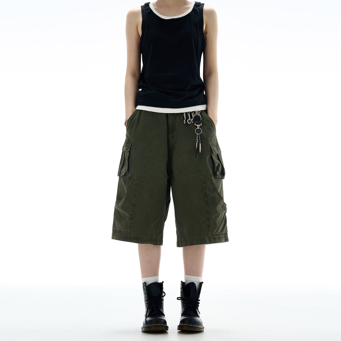 MADWITCH STREET STYLE CASUAL SHORTS #DK113