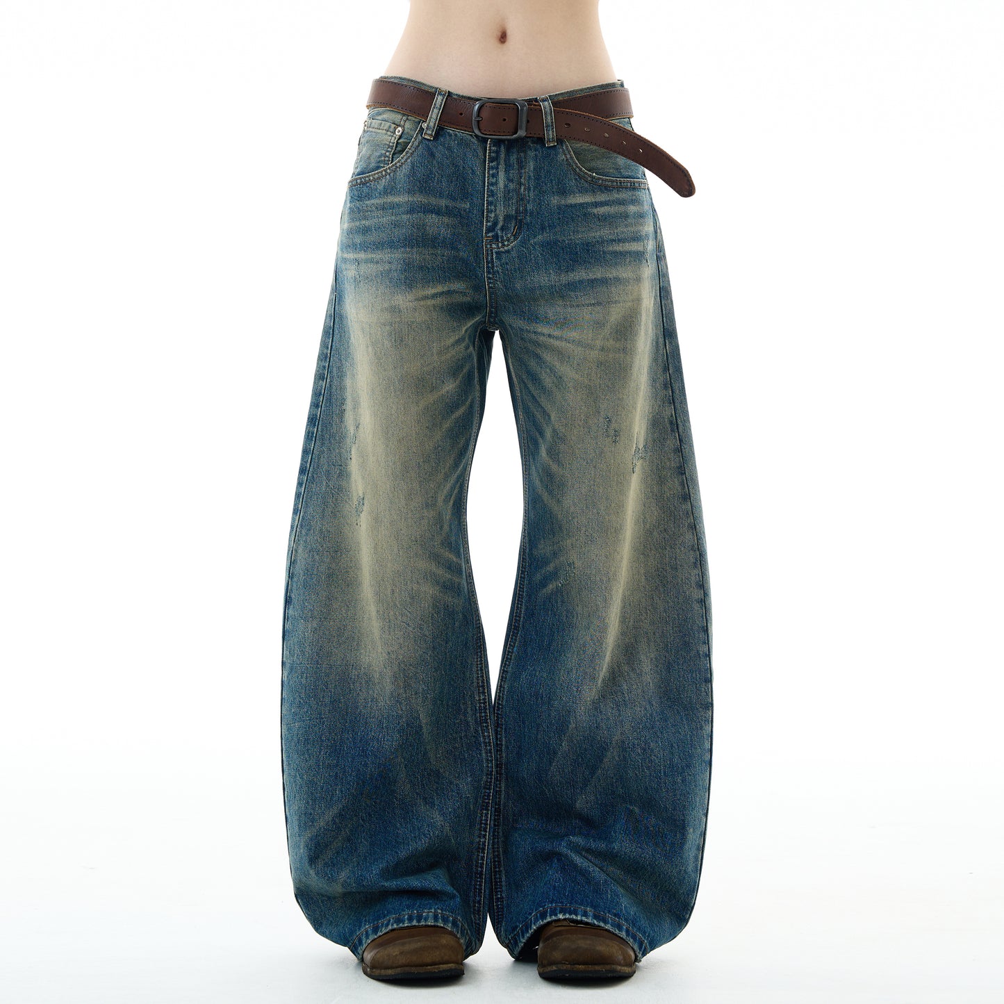 MADWITCH UNISEX CLASSIC RETRO DENIM JEANS #G6868