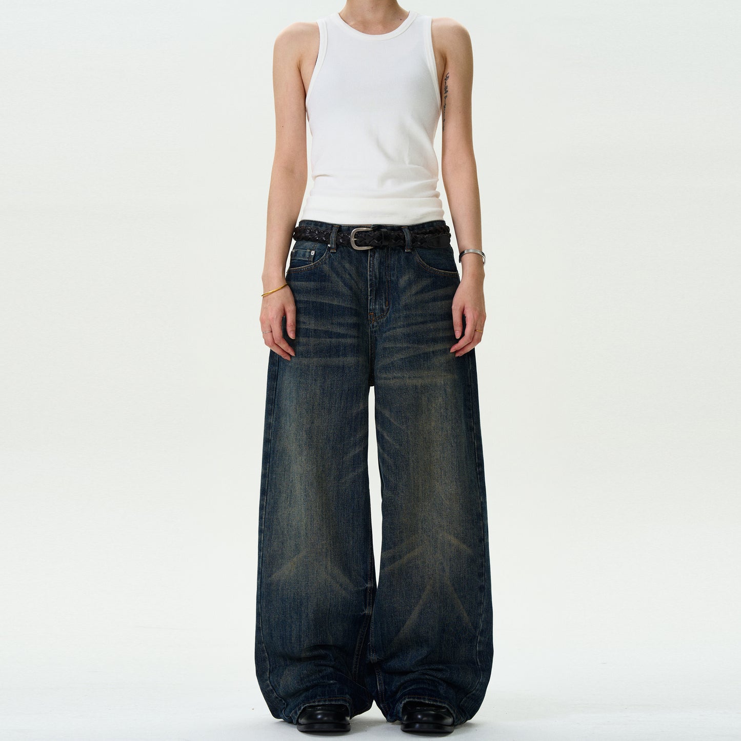 MADWITCH LOOSE VINTAGE JEANS #FX056