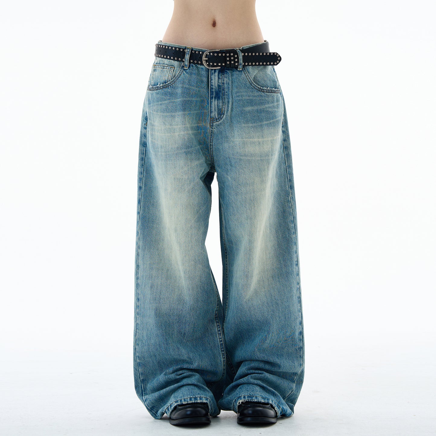 MADWITCH HIGH-STREET WIDE LEG JEANS #CK9677