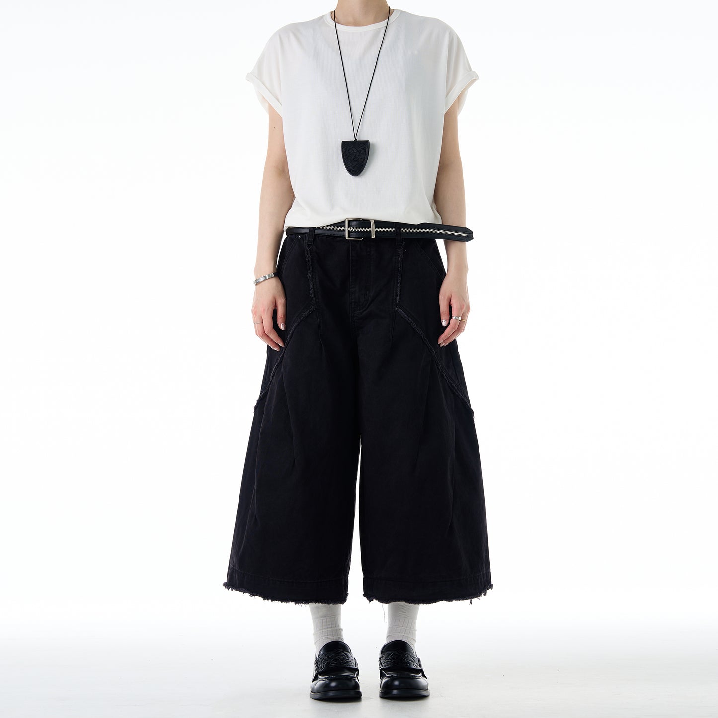 MADWITCH VINTAGE RAW-EDGE CARGOS #CK3529B