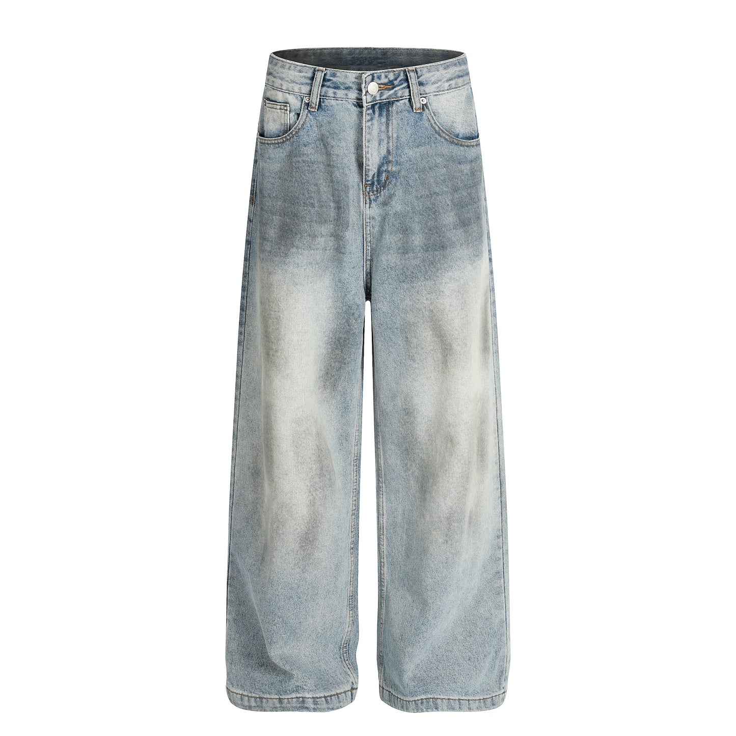 MADWITCH UNISEX DIRTY WASHED DENIM JEANS #G6846