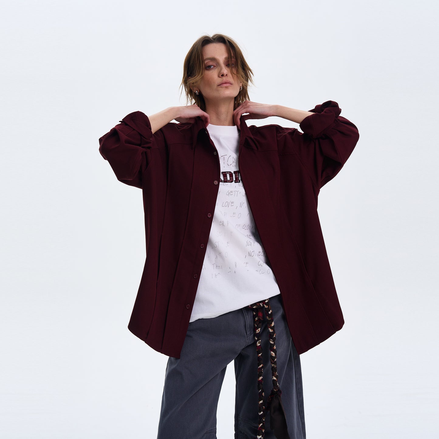 MADWITCH LOOSE-FIT SHIRT JACKET #880196