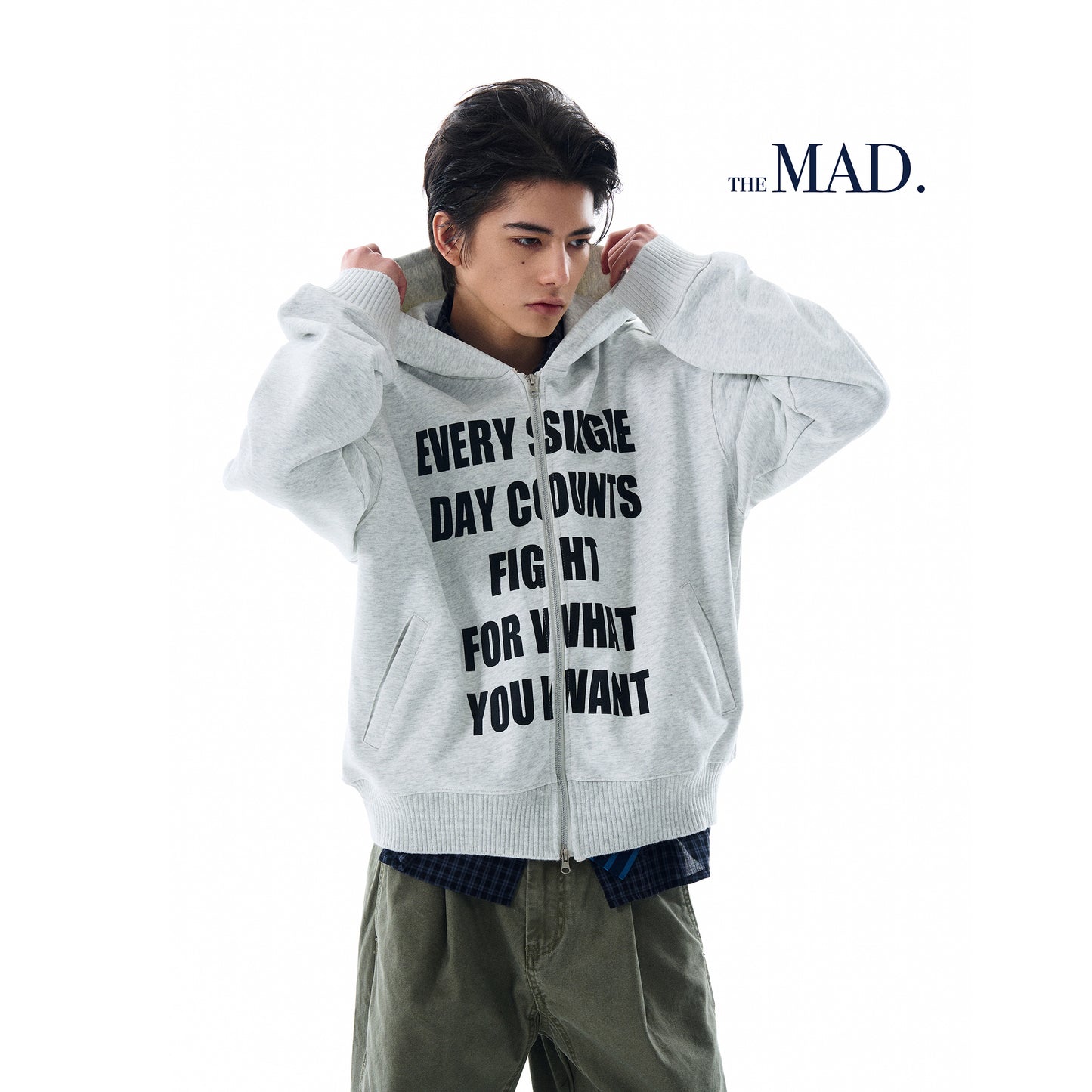 MADWITCH CASUAL HOODED SWEATSHIRT #RH170