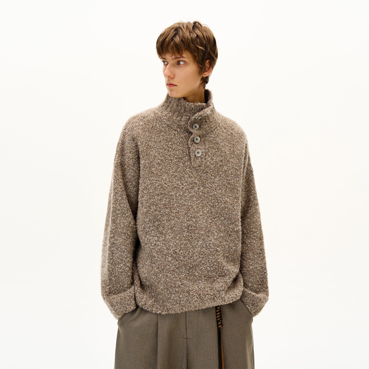 MADWITCH THERMAL KNIT SWEATER #DF8453