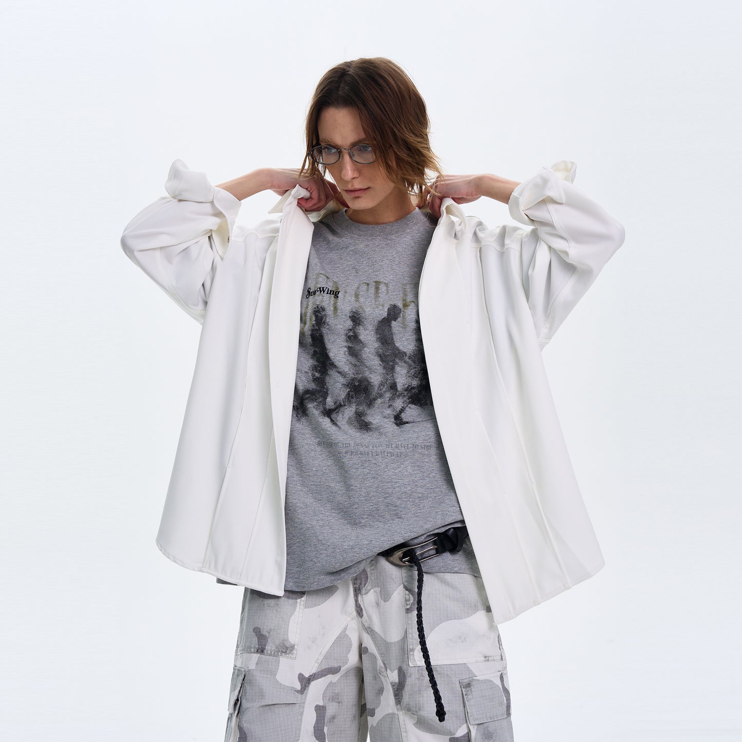 MADWITCH LOOSE-FIT SHIRT JACKET #880196