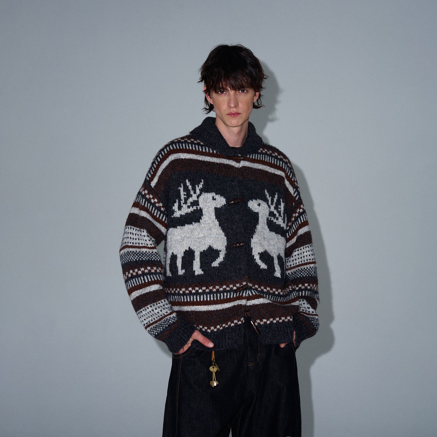 MADWITCH FAIR ISLE KNITTED SWEATER #72317