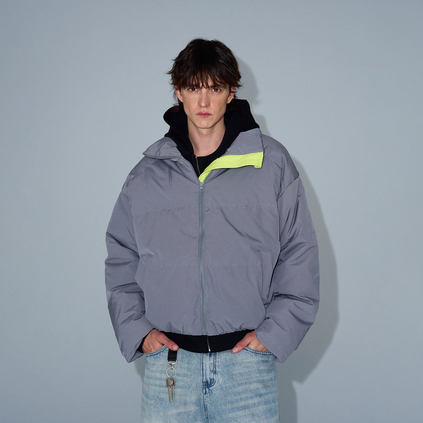 MADWITCH VINTAGE SHORT PUFFER JACKET #8622